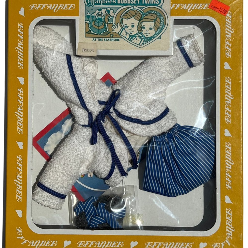 Effanbee FREDDIE Bobbsey Twin Doll Clothes - At The Seashore Outfit - #1223 NEW